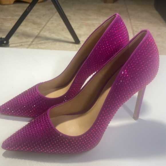 SCHUTZ Pink Studded Heels - Picture 11 of 15